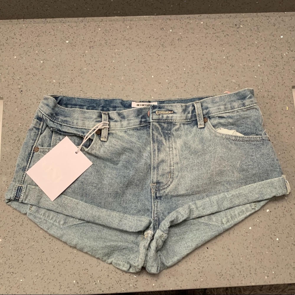NWT ONE TEASPOON BANDIT DENIM SHORTS SIZE30